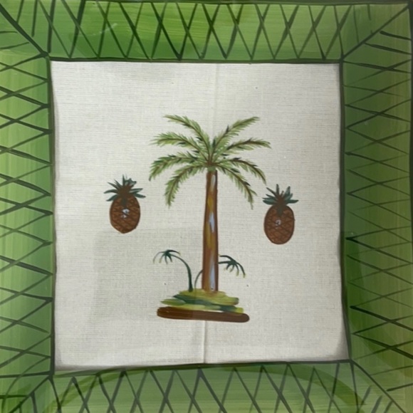 Other - HAND PAINTED GLASS PLATES NWOT